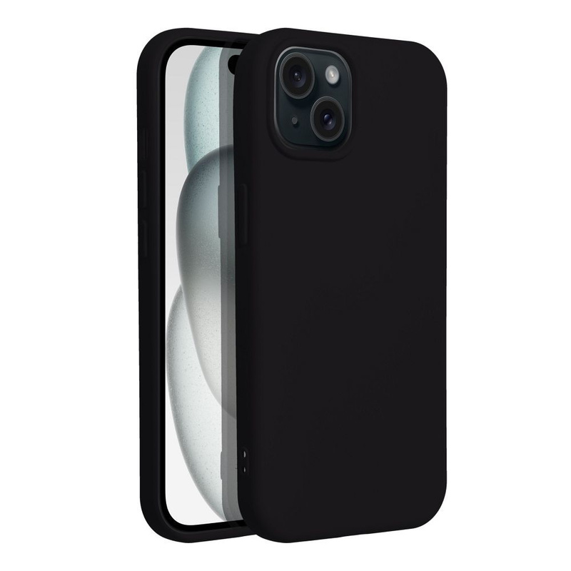 Futerał SILICONE do IPHONE 15 PLUS czarny