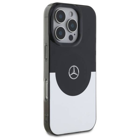 Oryginalne Etui IPHONE 16 PRO Mercedes Hardcase Double Layer BiColor MagSafe (MEHMP16L23HBIGK) czarne