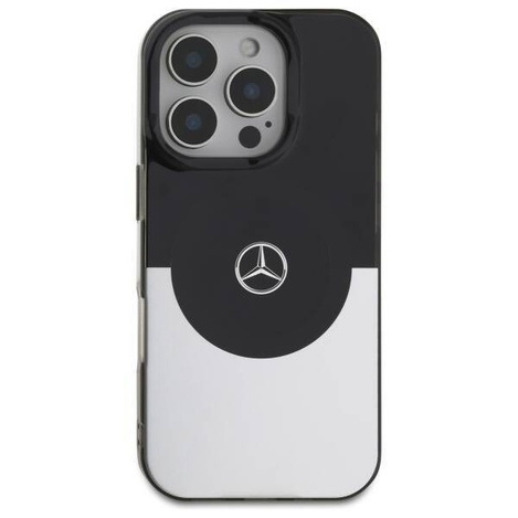 Oryginalne Etui IPHONE 16 PRO Mercedes Hardcase Double Layer BiColor MagSafe (MEHMP16L23HBIGK) czarne