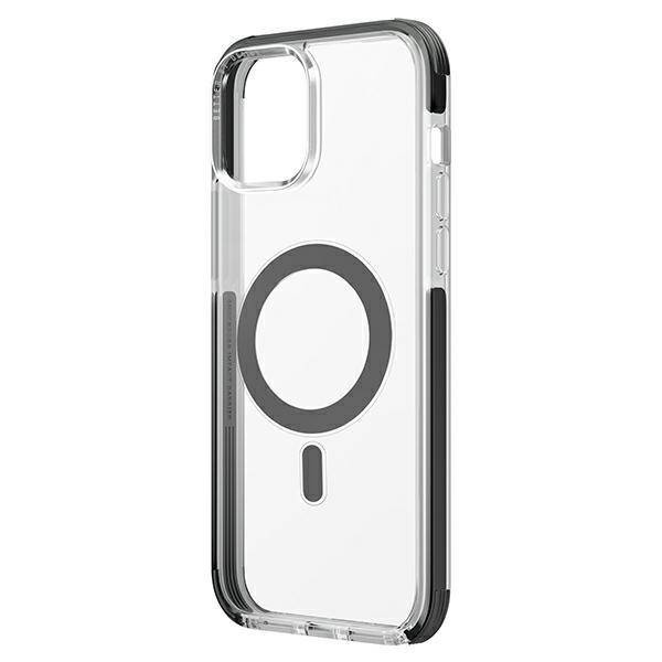 UNIQ Combat iPhone 14 Pro 6.1" case Magclick Charging black/concrete charcoal