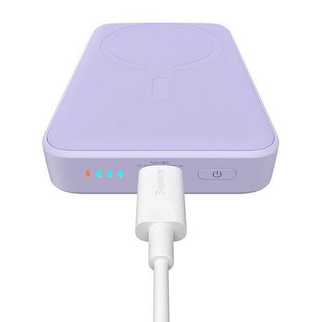 Powerbank Baseus Magnetic Mini 10000mAh 20W (fioletowy)