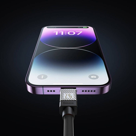 USB C - Lightning 20W 1m cable Baseus CoolPlay - black