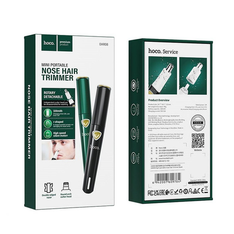 Trymer do nosa Hoco DAR08 zielony