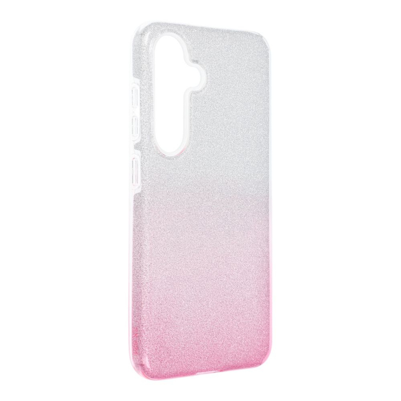 Futerał SHINING do SAMSUNG Galaxy S24 transparent/róż