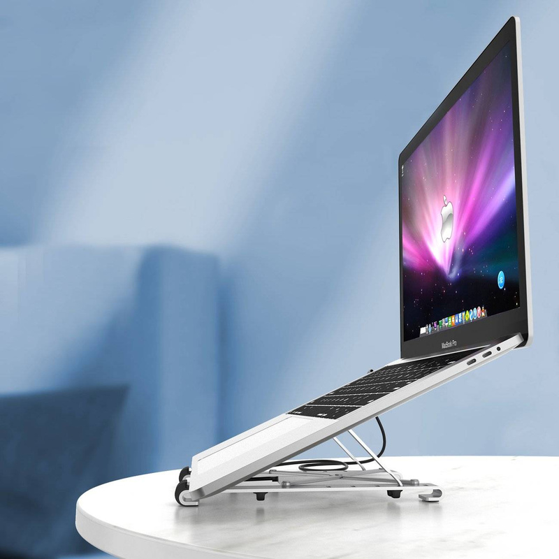 Choetech podstawka stacja wielofunkcyjna do laptopa PD/USB-C HDMI(4K/30Hz)/2xUSB-A/1xUSB-C/1xSD/1xTF czarny (HUB-M43)