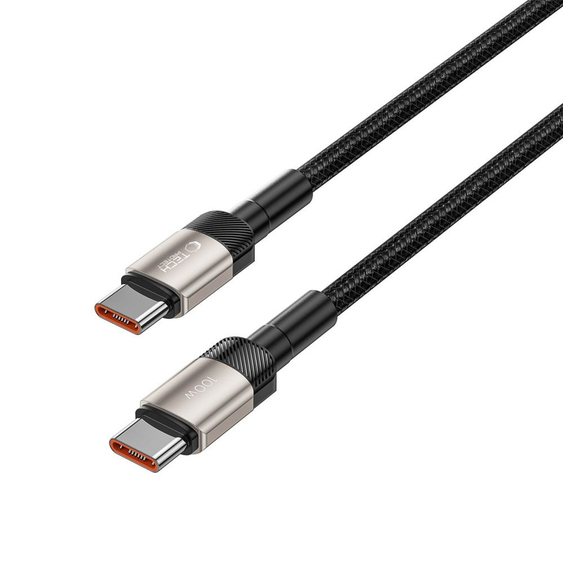 Kabel USB Typ - USB Typ C PD100W / 5A 1m Tech-Protect UltraBoost EVO tytanowy