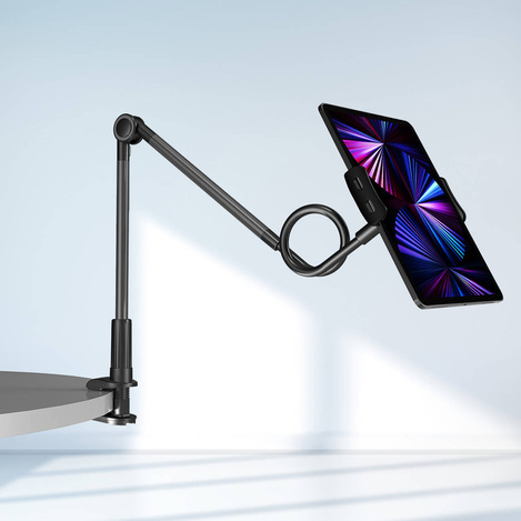 Wozinsky lange flexible Telefon- und Tablethalterung schwarz (WTHBK5)