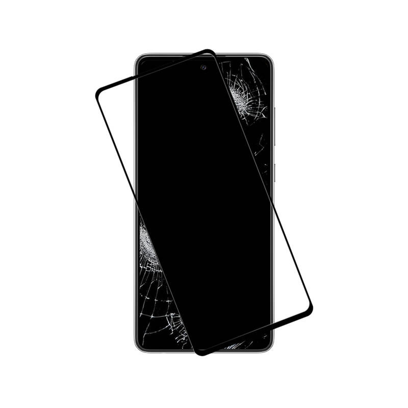 Crong 7D Nano Flexible Glass – Niepękające szkło hybrydowe 9H na cały ekran Samsung Galaxy A72