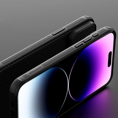 Nillkin CamShield Pro Magnetic Case for iPhone 15 Pro Max with Camera Protector - Blue