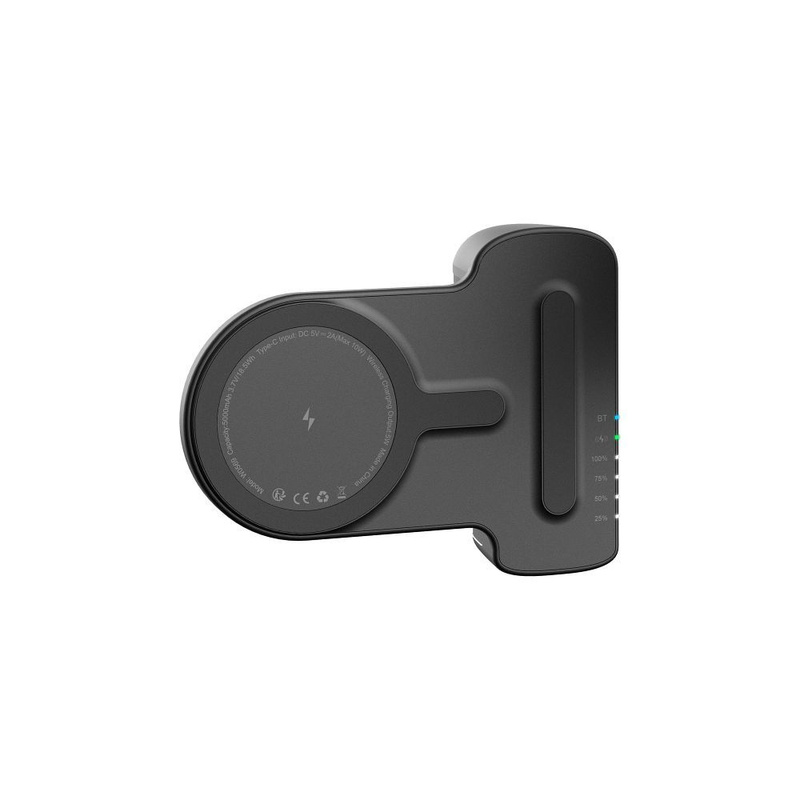 Bateria zewnętrzna (Powerbank) VEGER Tourist - 5 000mAh kompatybilny z MagSafe QC3.0 PD 20W czarny (W0569)