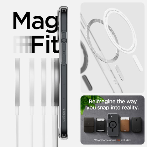 Spigen Ultra Hybrid MAG iPhone 16 MagSafe czarny/black ACS08206