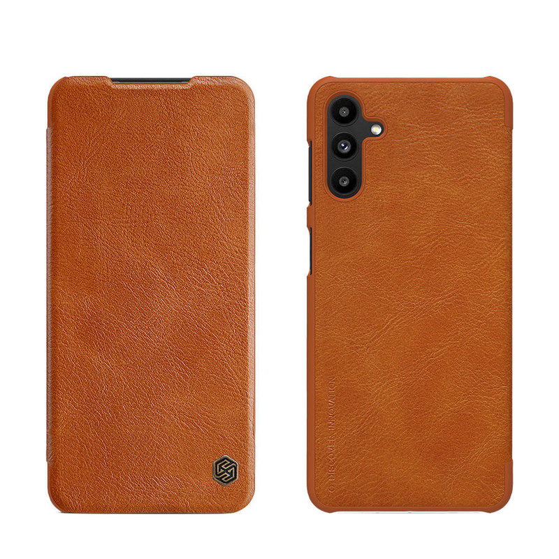 Nillkin Qin leather holster for Samsung Galaxy A13 5G brown