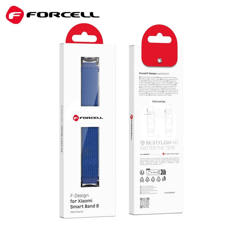 FORCELL F-DESIGN FX5 pasek / opaska do Xiaomi 8 granatowa