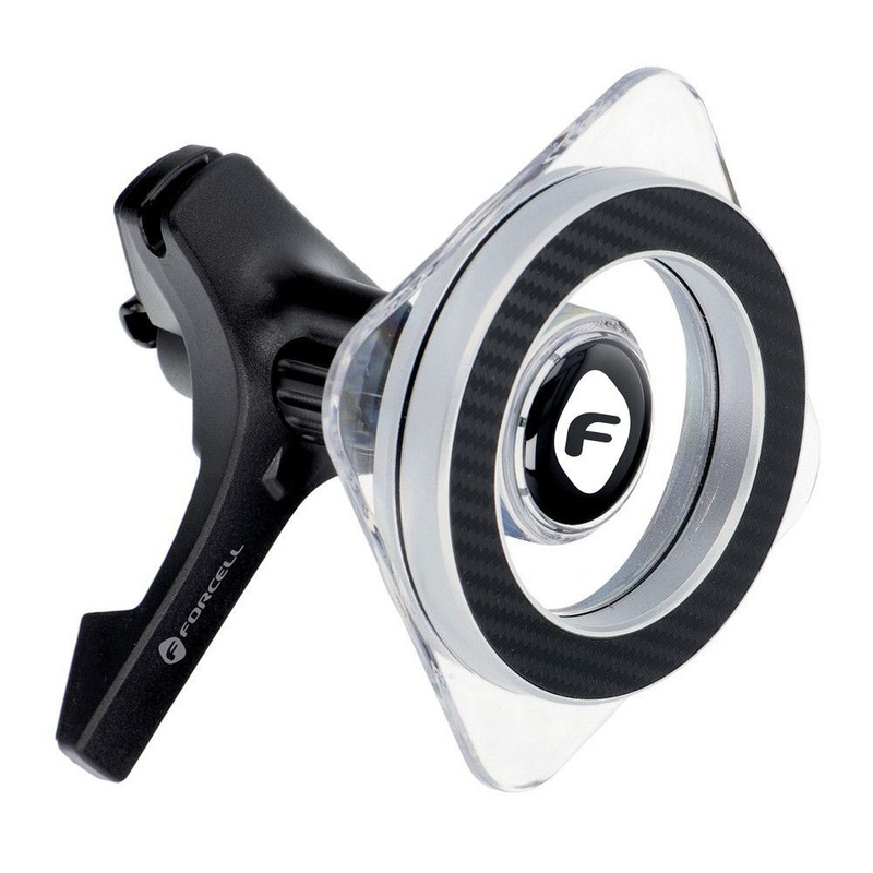 FORCELL F-Grip MagPro uchwyt samochodowy do kratki wlotu kompatybilny z MagSafe czarny