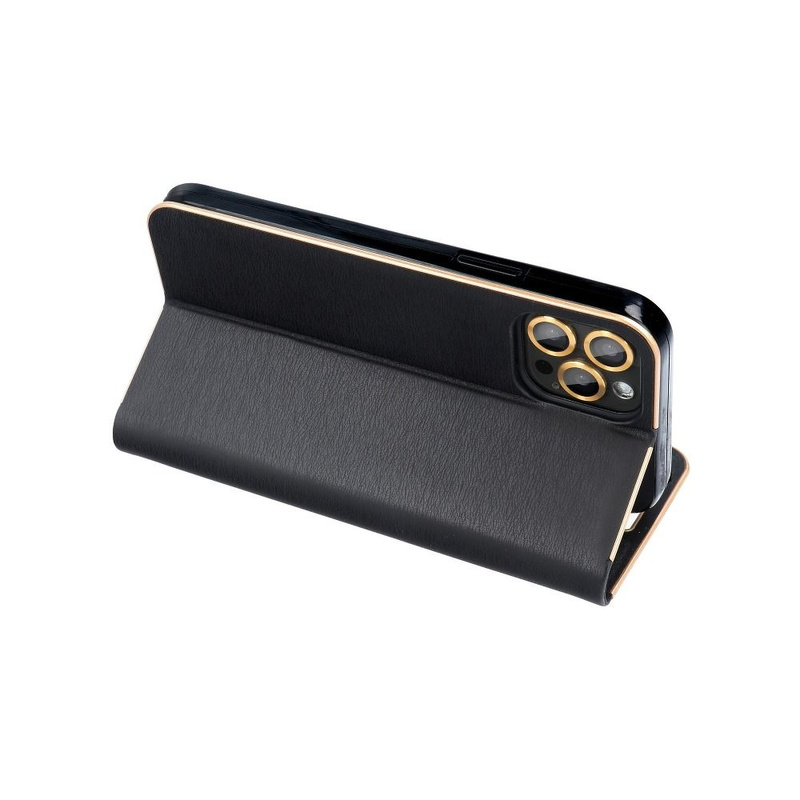 Kabura LUNA Book Gold do SAMSUNG A71 czarny