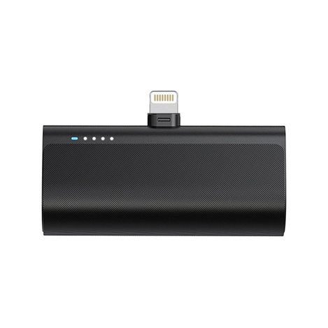 BLUE STAR powerbank 5000 mAh z wbudowanym złączem Lightning 2,1A W0556P czarny