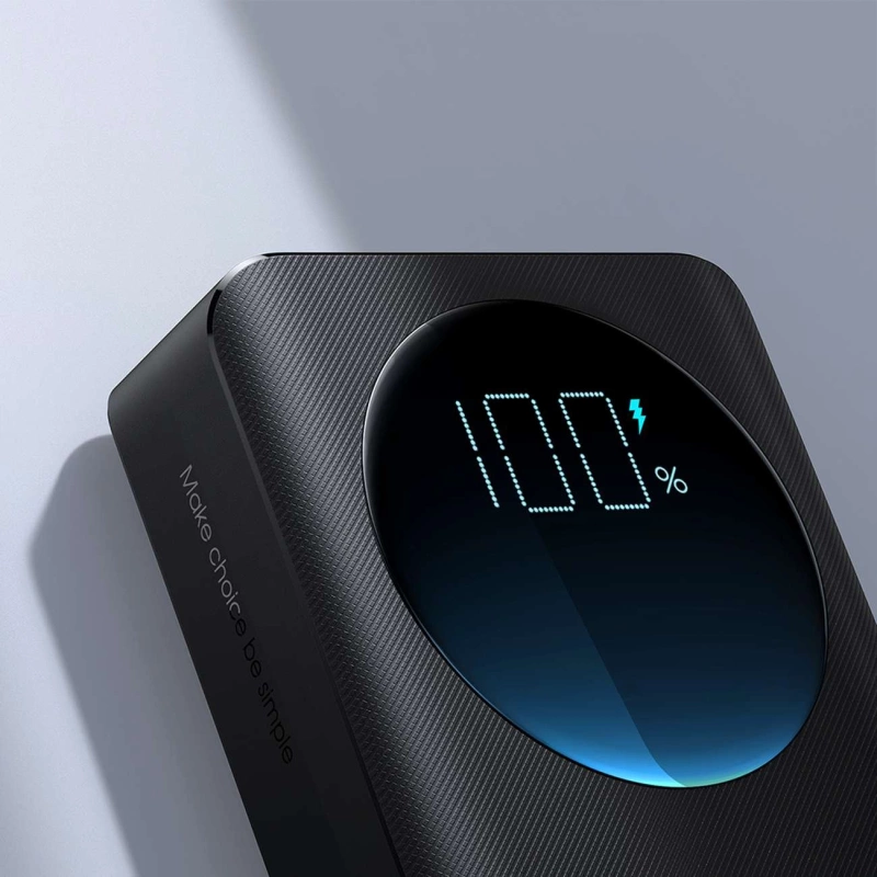 Powerbank Joyroom JR-PBF02 30W 20000mAh + USB-A - USB-C Kabel 0,25m - Schwarz