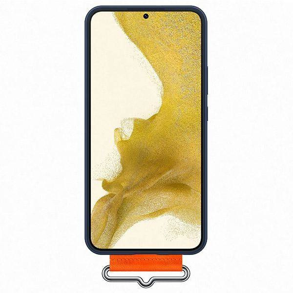 Samsung Silikonhülle Gummi Silikonhülle für Samsung Galaxy S22+ (S22 Plus) marineblau (EF-GS906TNEGWW)