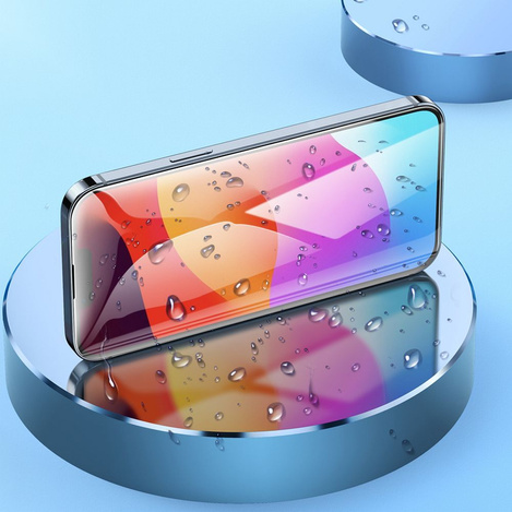 HOCO szkło hartowane HD 5D Guardian shield (SET 10in1) - do iPhone 15 Plus czarny (G14)