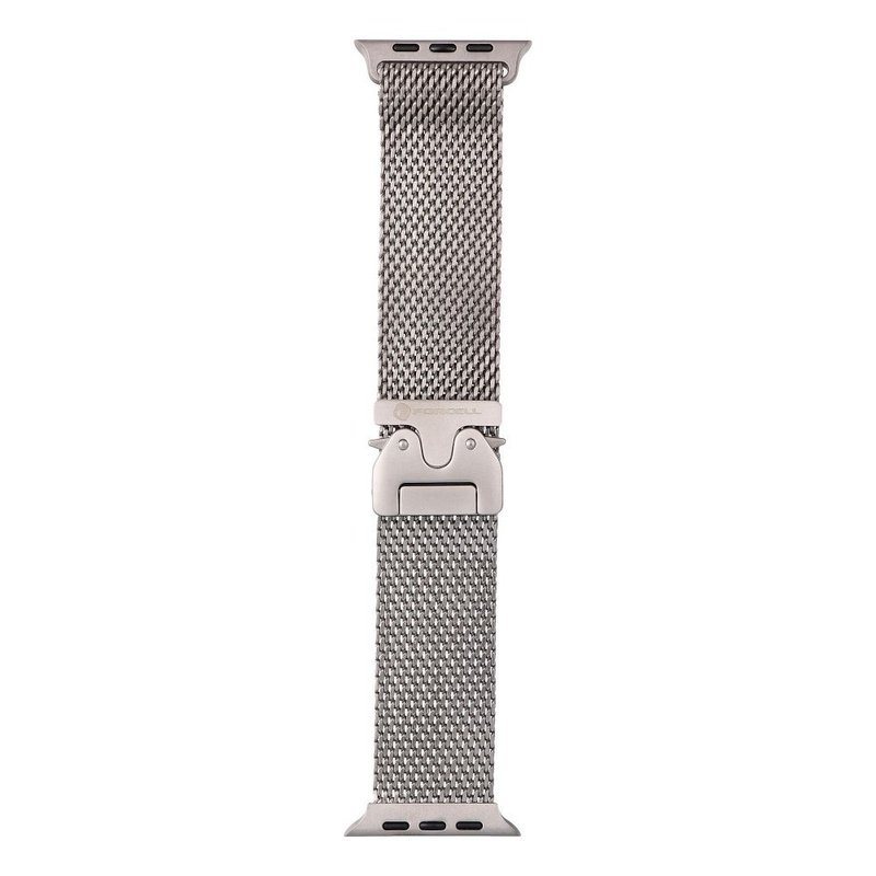 Pasek do Apple Watch Forcell F-Design FA11 zatrzask stal 38 / 40 / 41 mm srebrny