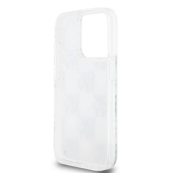 DKNY DKHCP15LLCPEPT iPhone 15 Pro 6.1" biały/white hardcase Liquid Glitter Multilogo