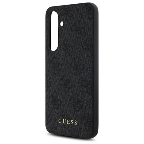 Oryginalne Etui GUESS hardcase 4G Metal Gold Logo GUHCS24FEG4GFGR do Samsung Galaxy S24 FE szary