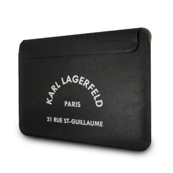 Original Handyhülle LAPTOP 13" Karl Lagerfeld Sleeve Saffiano Rsg (KLCS133RSGSFBK) schwarz