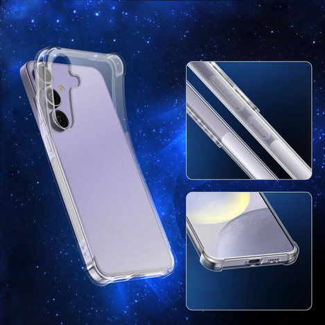 Etui Anti Shock 1,5 mm do Samsung S24 FE transparentny