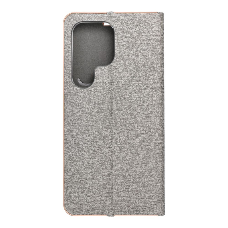 Kabura LUNA Book Gold do SAMSUNG S25 Ultra srebrny