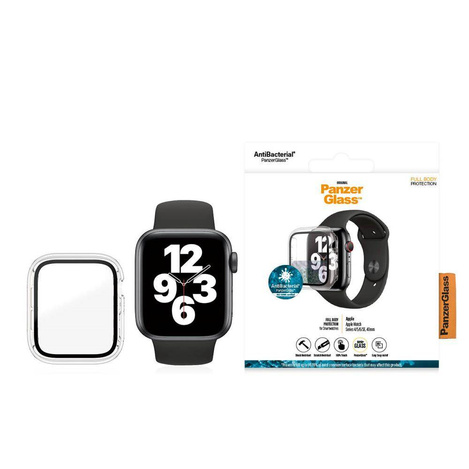 PanzerGlass Full Body szkło hartowane + etui do Apple Watch 4 / 5 / 6 / SE (40mm) clear