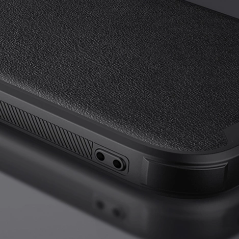 Nillkin CamShield Leather S Case iPhone 14 Plus Hülle mit Kameraabdeckung blau
