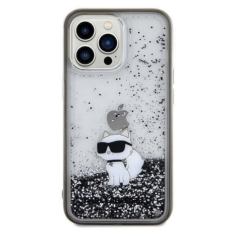 Karl Lagerfeld nakładka do iPhone 13 Pro Max 6,7&quot; KLHCP13XLKCNSK HC LIQ. GLITTER C transparentna