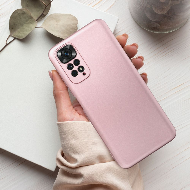 Futerał METALLIC do XIAOMI Redmi 12C różowy