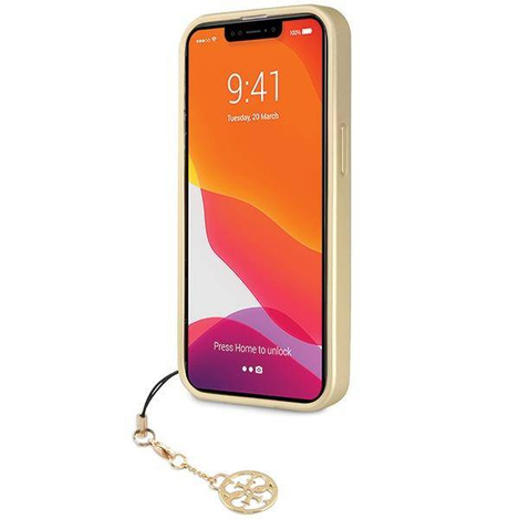 Guess GUHCP14XGF4GGR iPhone 14 Pro Max 6.7&quot; grey/grey hardcase 4G Charms Collection