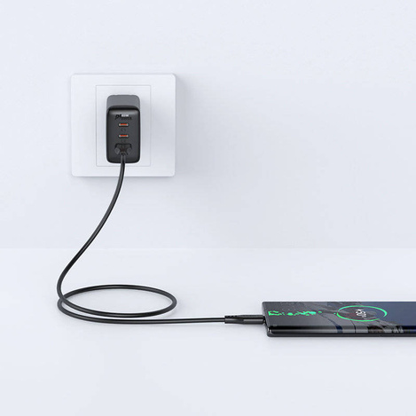 Acefast USB-Kabel - USB Typ C 1,2 m, 3 A weiß (C3-04 weiß)