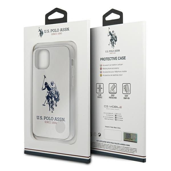 US Polo USHCP12STPUHRWH iPhone 12 mini biały/white Shiny Big Logo