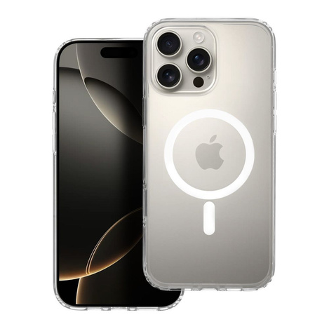Futerał nieżółknący Clear Elite Mag Cover kompatybilny z MagSafe i Camera Control button pasuje do IPHONE 16 PRO MAX transparent