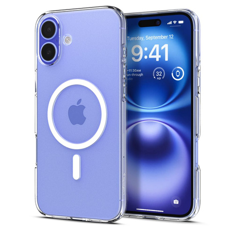 ETUI SPIGEN LIQUID CRYSTAL MAG MAGSAFE IPHONE 16 CLEAR