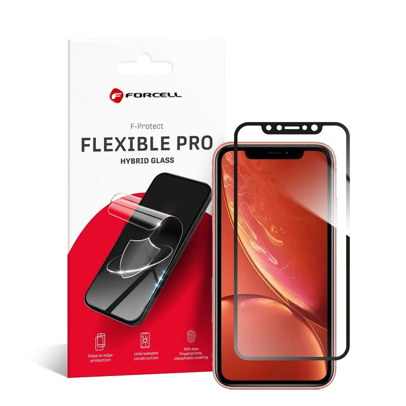 Forcell Flexible 5D - szkło hybrydowe do iPhone Xr/11 czarny