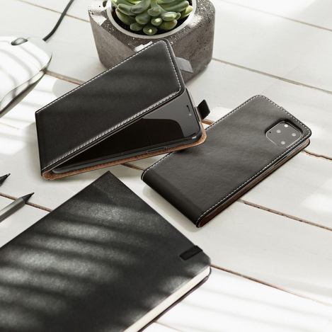 Kabura SLIM FLEXI FRESH Pionowa do SAMSUNG S7 (G930) czarny