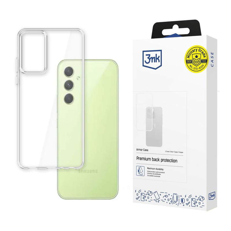 Hülle für Samsung Galaxy A34 5G 3mk Armor Case Serie - transparent