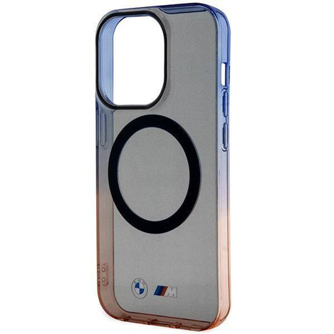Case BMW BMHMP14LHTGE iPhone 14 Pro 6.1&quot; grey/grey hardcase Gradient Bumper MagSafe