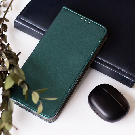 Etui Smart Magnetic do Samsung Galaxy A34 5G ciemnozielone