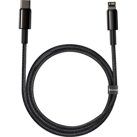 Baseus kabel USB Typ C - Lightning szybkie ładowanie Power Delivery 20 W 2 m czarny (CATLWJ-A01)