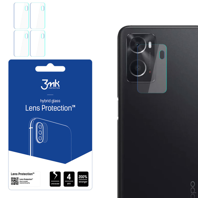 3MK Lens Protect Oppo A76 Ochrona na obiektyw aparatu 4szt