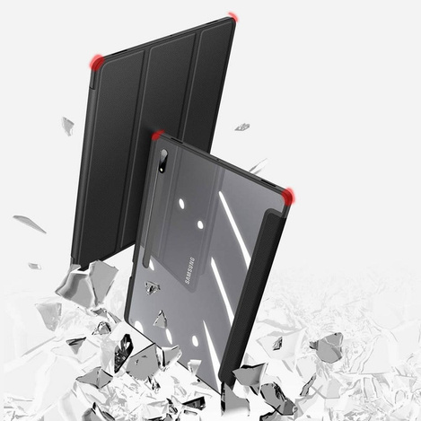 Etui SAMSUNG GALAXY TAB S8 ULTRA 14.6 X900 / X906 Dux Ducis Toby Portfel z Klapką Książkowe Skóra Ekologiczna czarne