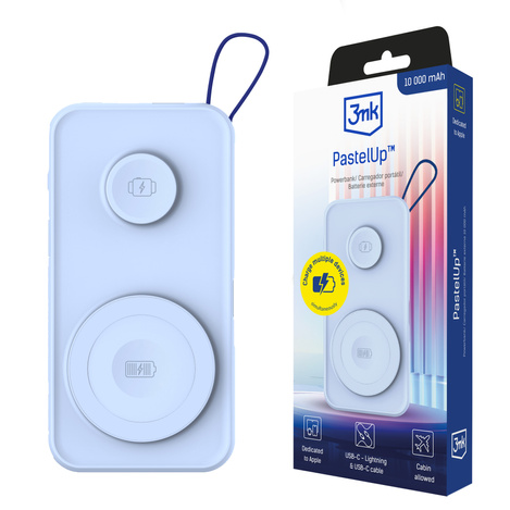 Accessories - 3mk PastelUp 10,000mAh 22.5W USB 1A1C-Blue
