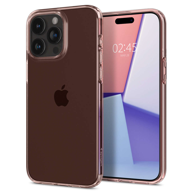 Spigen Crystal Flex, Rosenkristall – iPhone 15 Plus