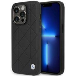 Original Case IPHONE 14 PRO BMW Leather Quilted (BMHCP14L22RQDK) black