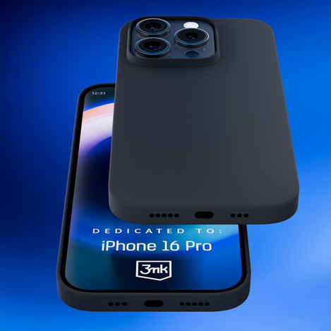 Apple iPhone 16 Pro - 3mk Hardy Silicone MagCase Graphite